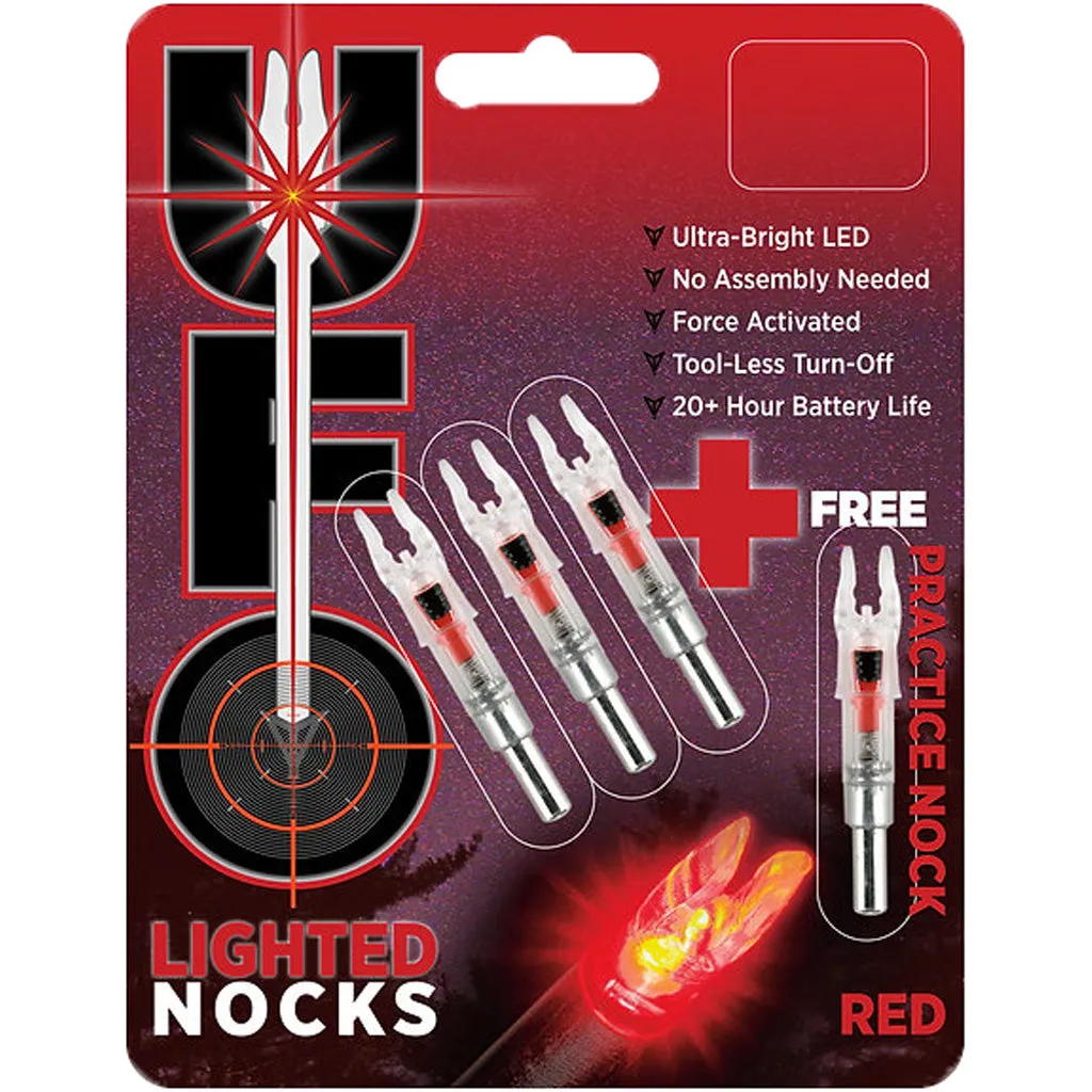 30-06 Ufo Lighted Nock   Red .166 3 1 Bp