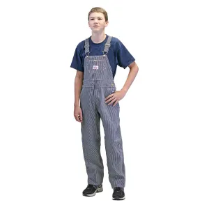 #63 Youth Hickory Stripe Bib Overalls - MADE IN USA