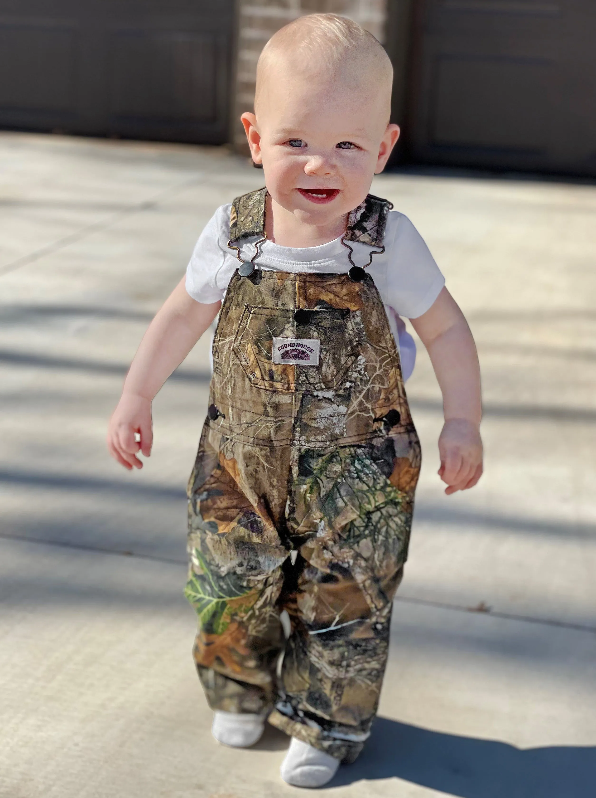 #751 Realtree® Camo Kid's Playwear Bib Overalls - MADE IN USA