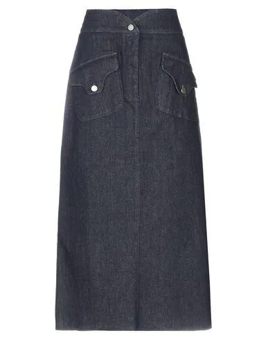 Alberta Ferretti Women Denim skirt Blue 6 UK