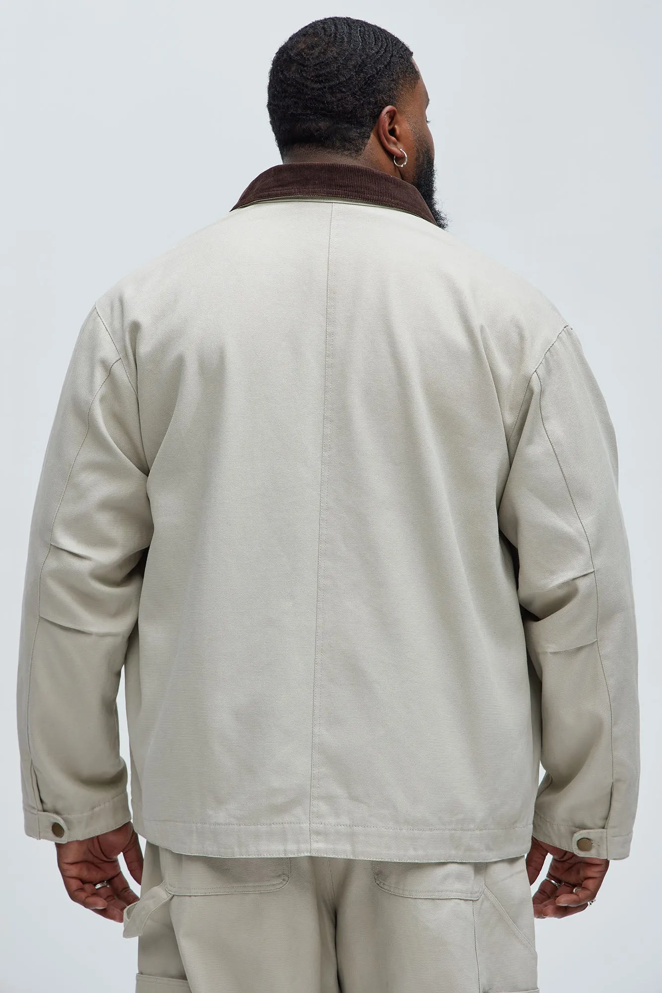 Alexander Utility Canvas Chore Jacket - Off White