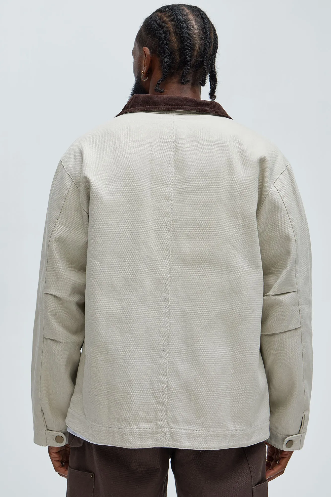 Alexander Utility Canvas Chore Jacket - Off White