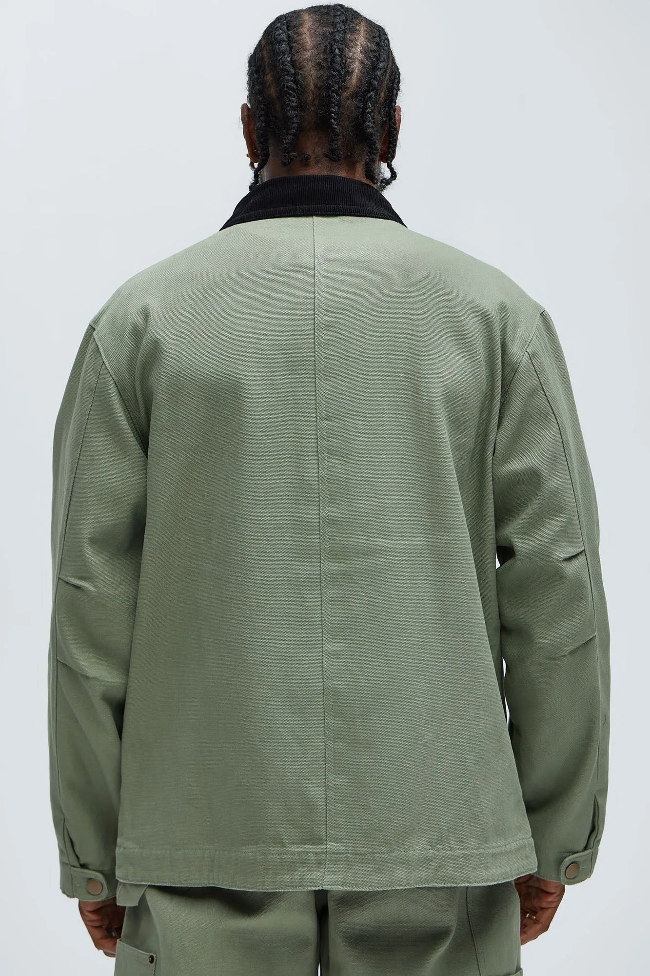 Alexander Utility Canvas Chore Jacket - Olive