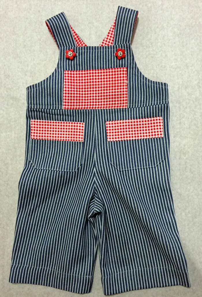 Boys Overalls/Shortalls OLLIE OVERALLS Sizes to fit 3 months to 4 years. PDF pattern