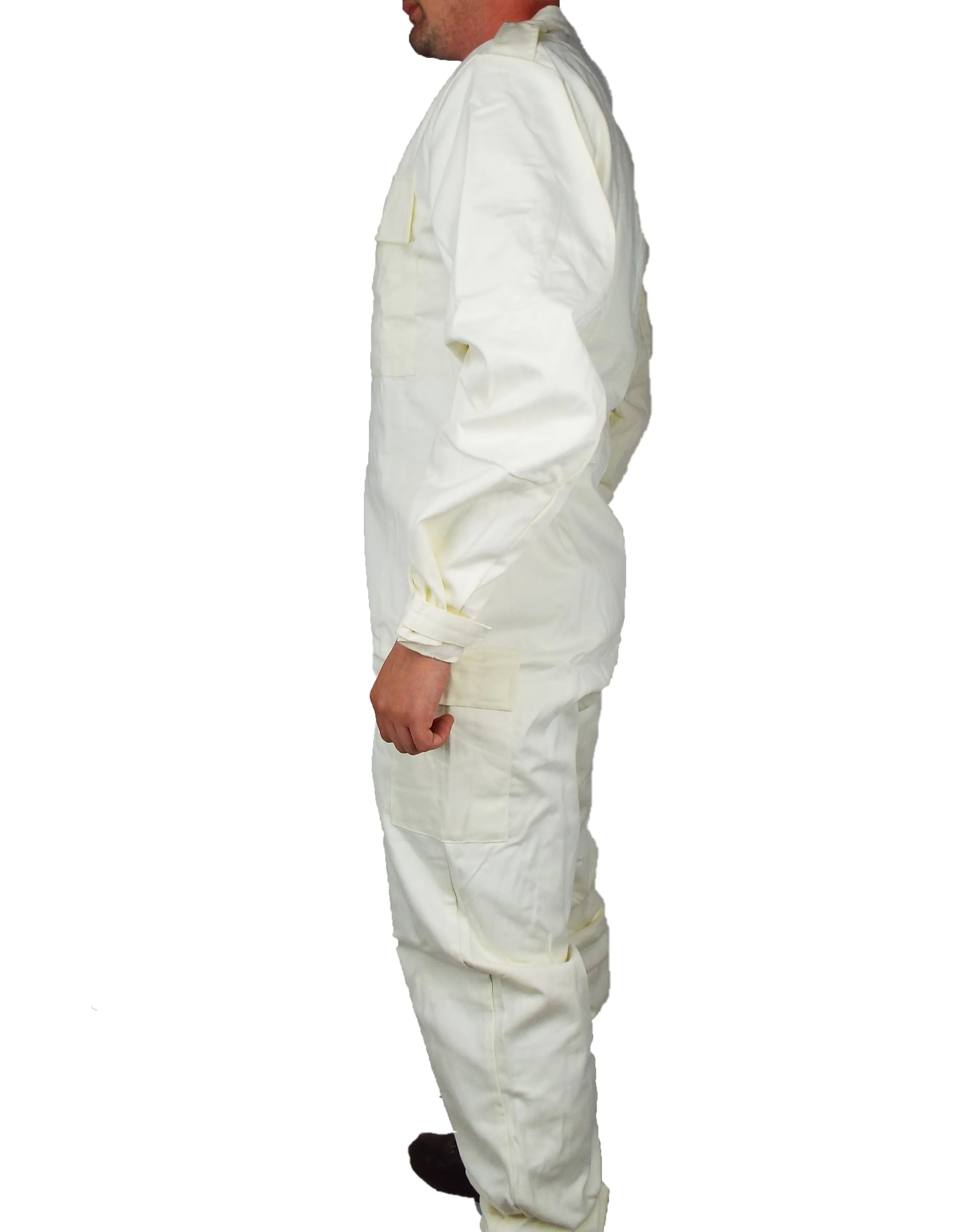 British Army new white coveralls