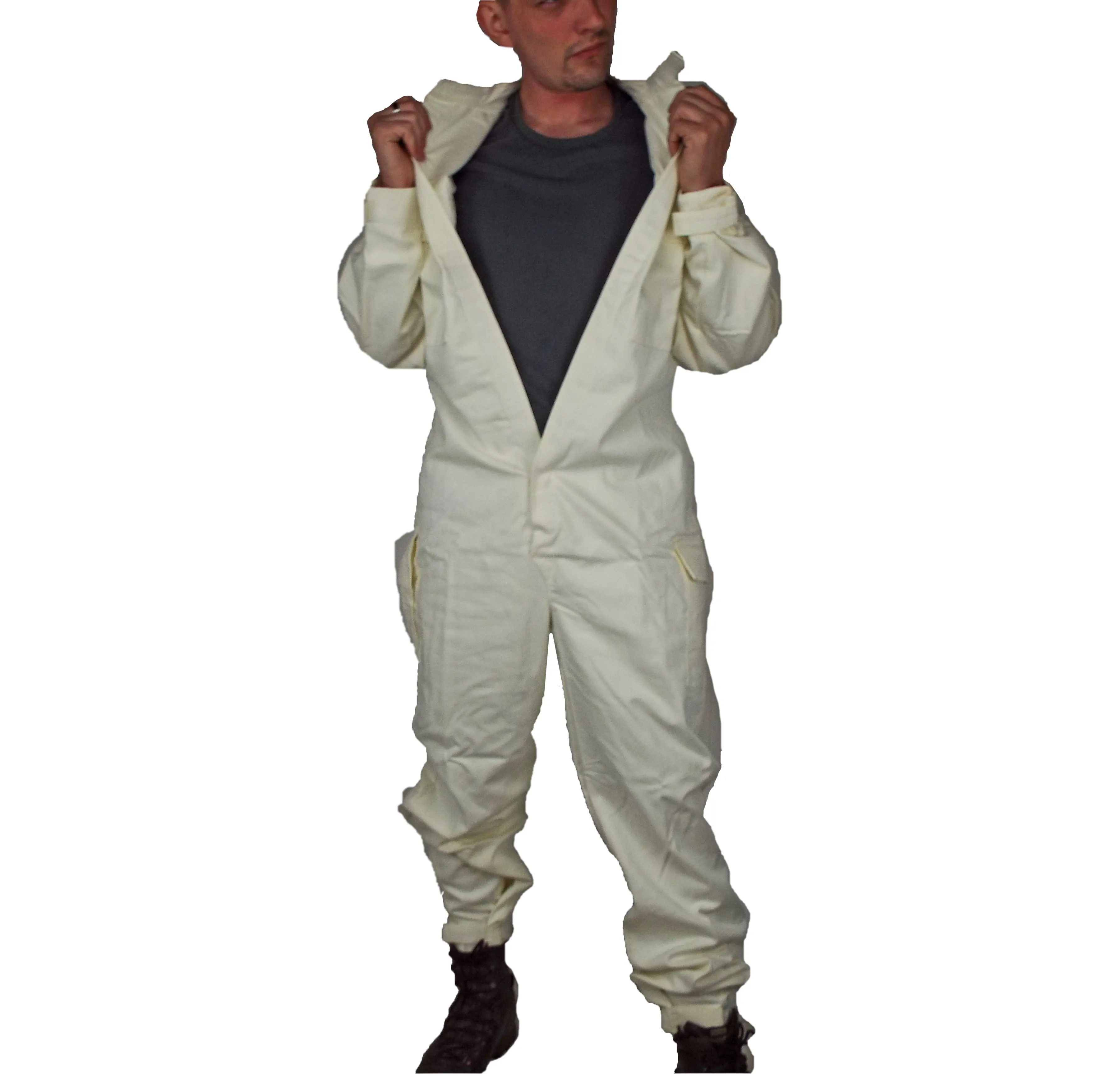 British Army new white coveralls