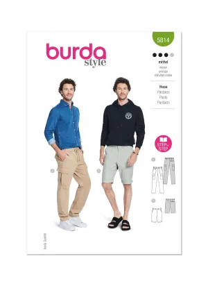 Burda Pattern X05814 Men Boy Skirt Pants