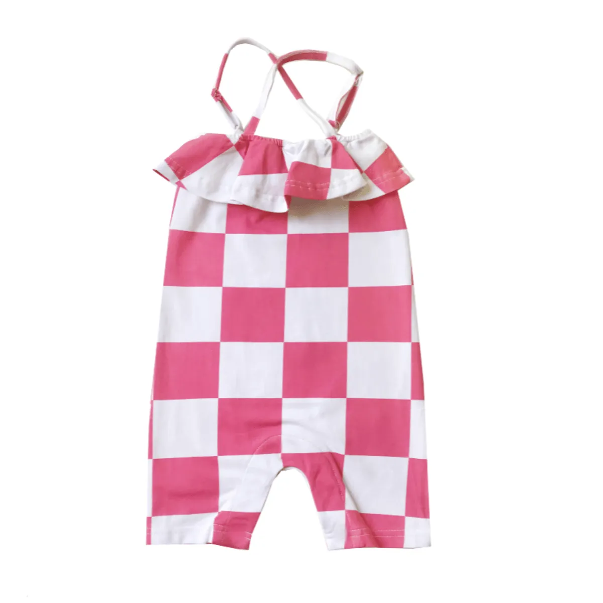 Checkers Criss Cross Romper