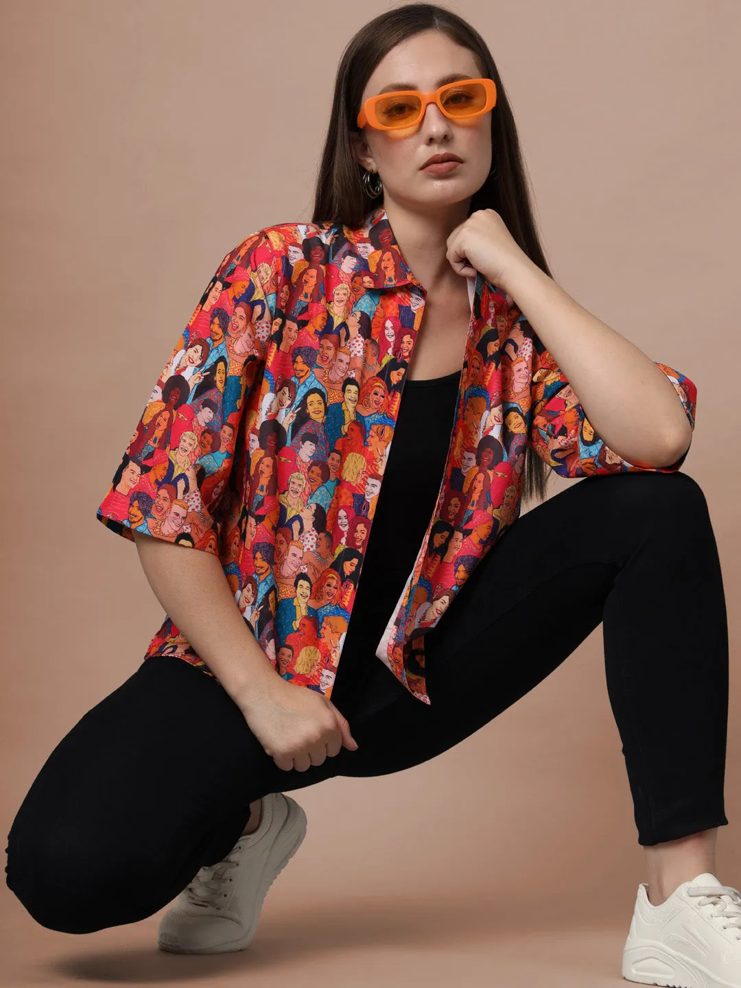 Classic Graphic Opaque Printed Casual Shirt