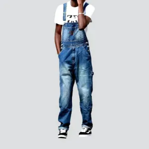 Denim dungaree for men