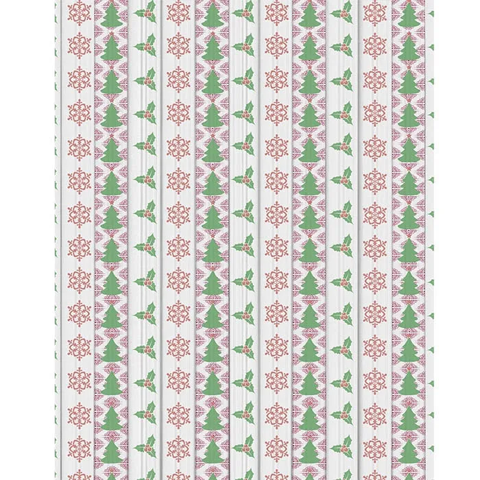 Festive White Planks