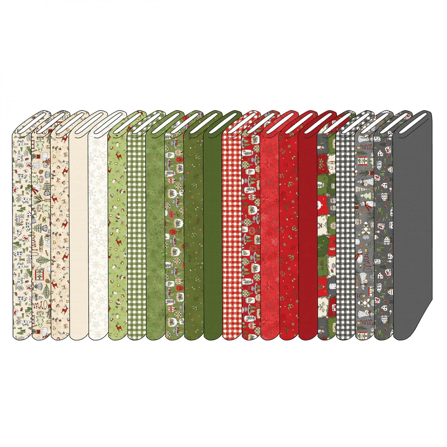 Homemade Holidays | Woven Check - Red by Kris Lammers for Maywood Studio | MAS10557-R