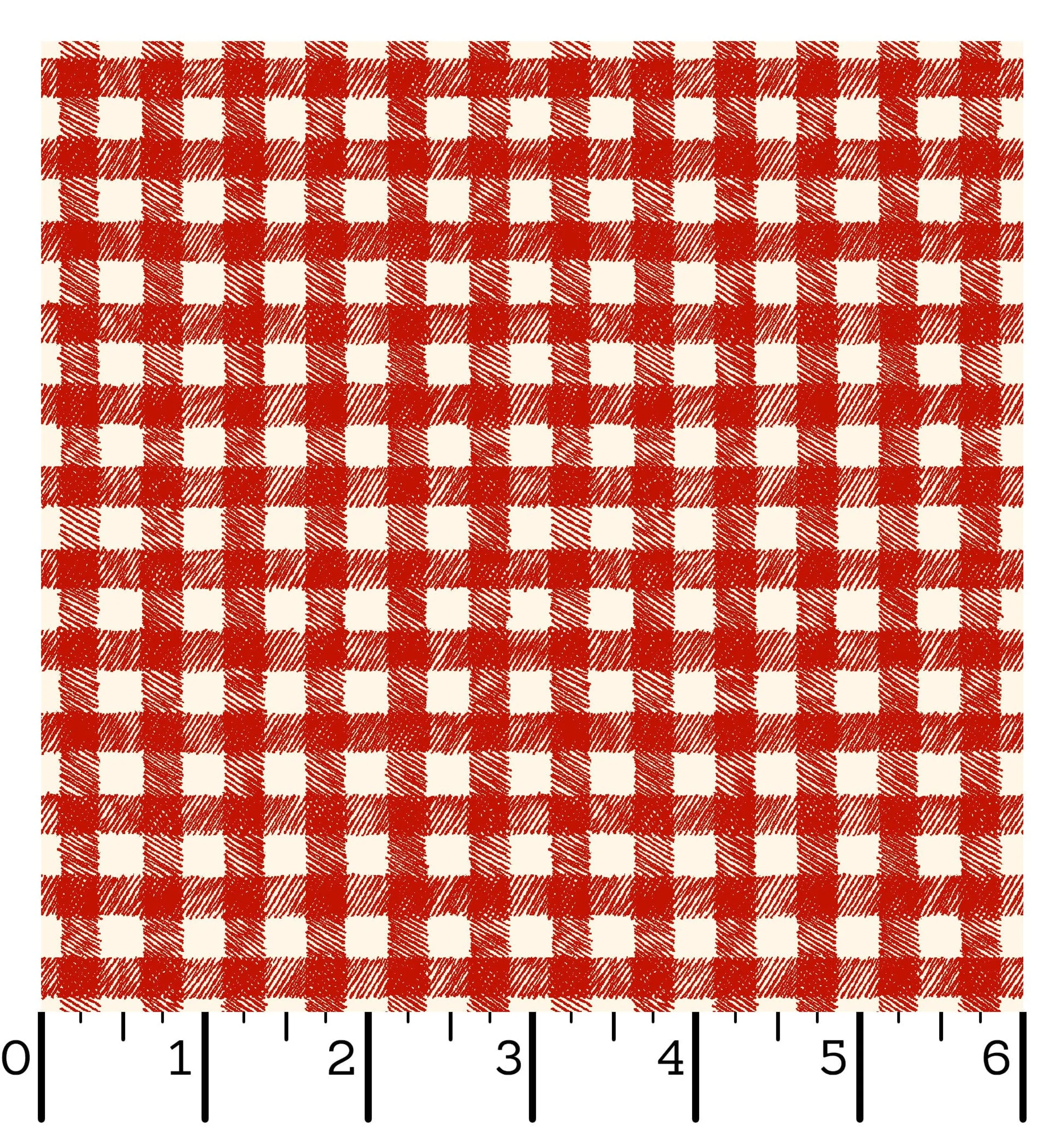 Homemade Holidays | Woven Check - Red by Kris Lammers for Maywood Studio | MAS10557-R