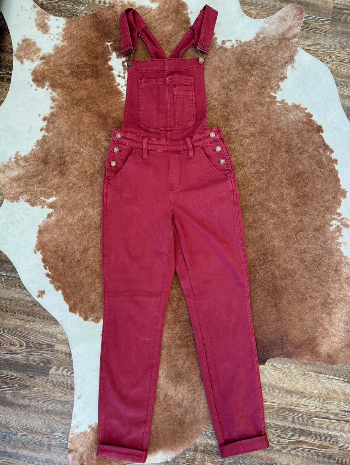 Judy Blue Crimson Overalls