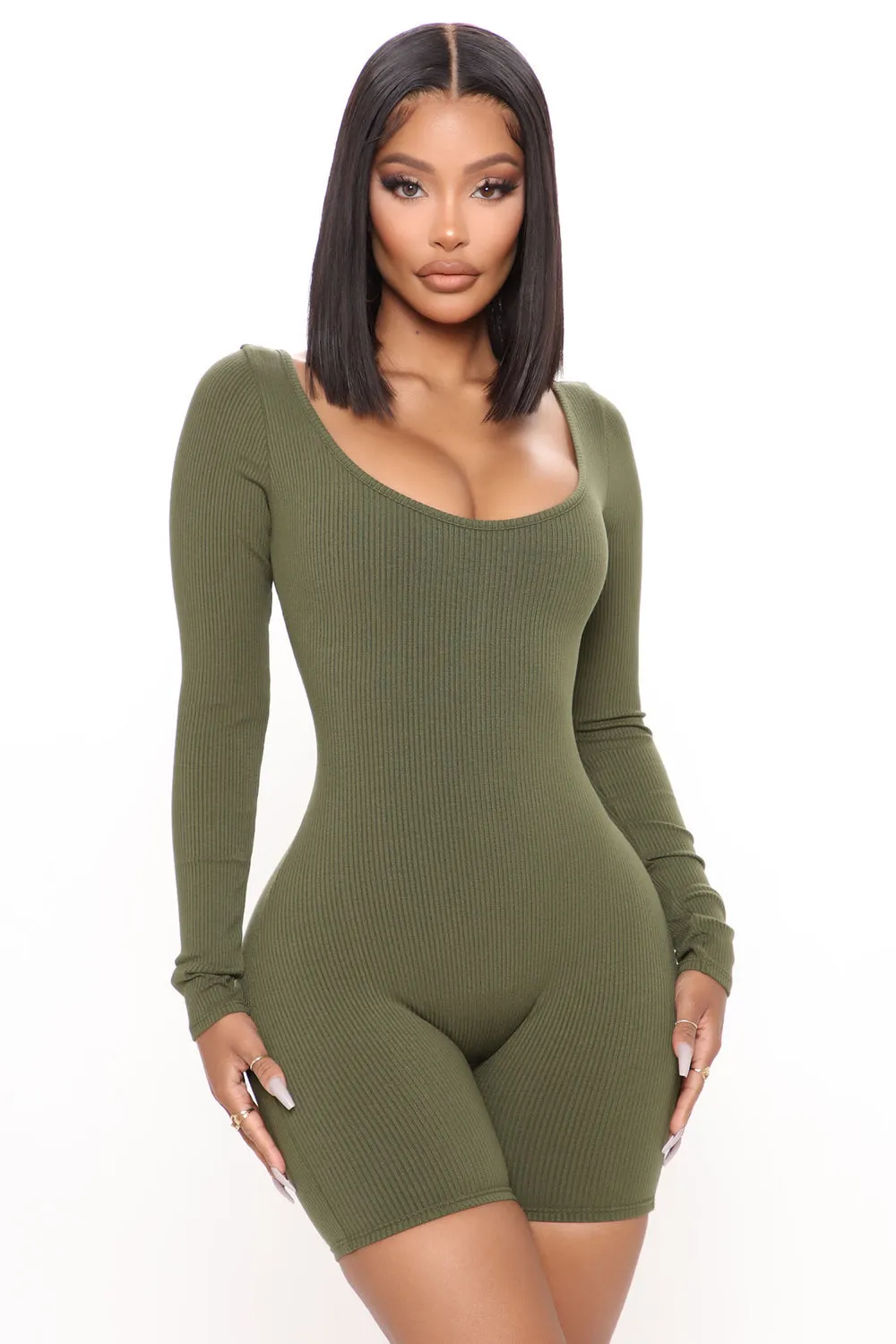 Jumpsuit Fashion Nova JP2074, olive