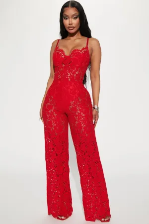 Jumpsuit Fashion Nova P2107FN, red