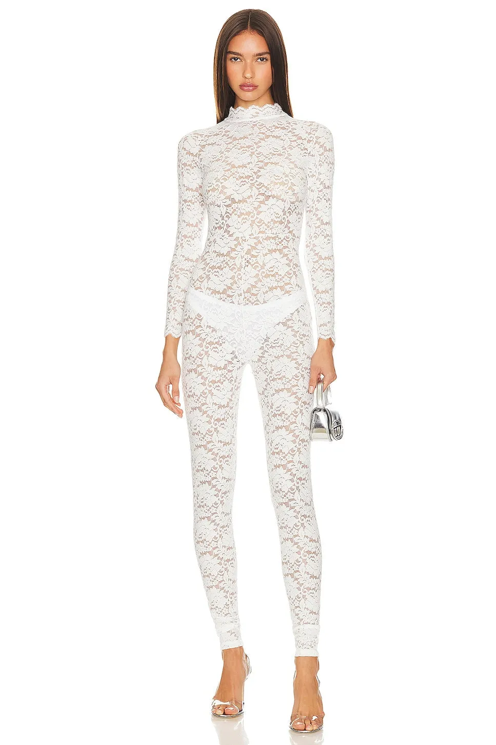 Kim Shui Lace jumpsuit, white