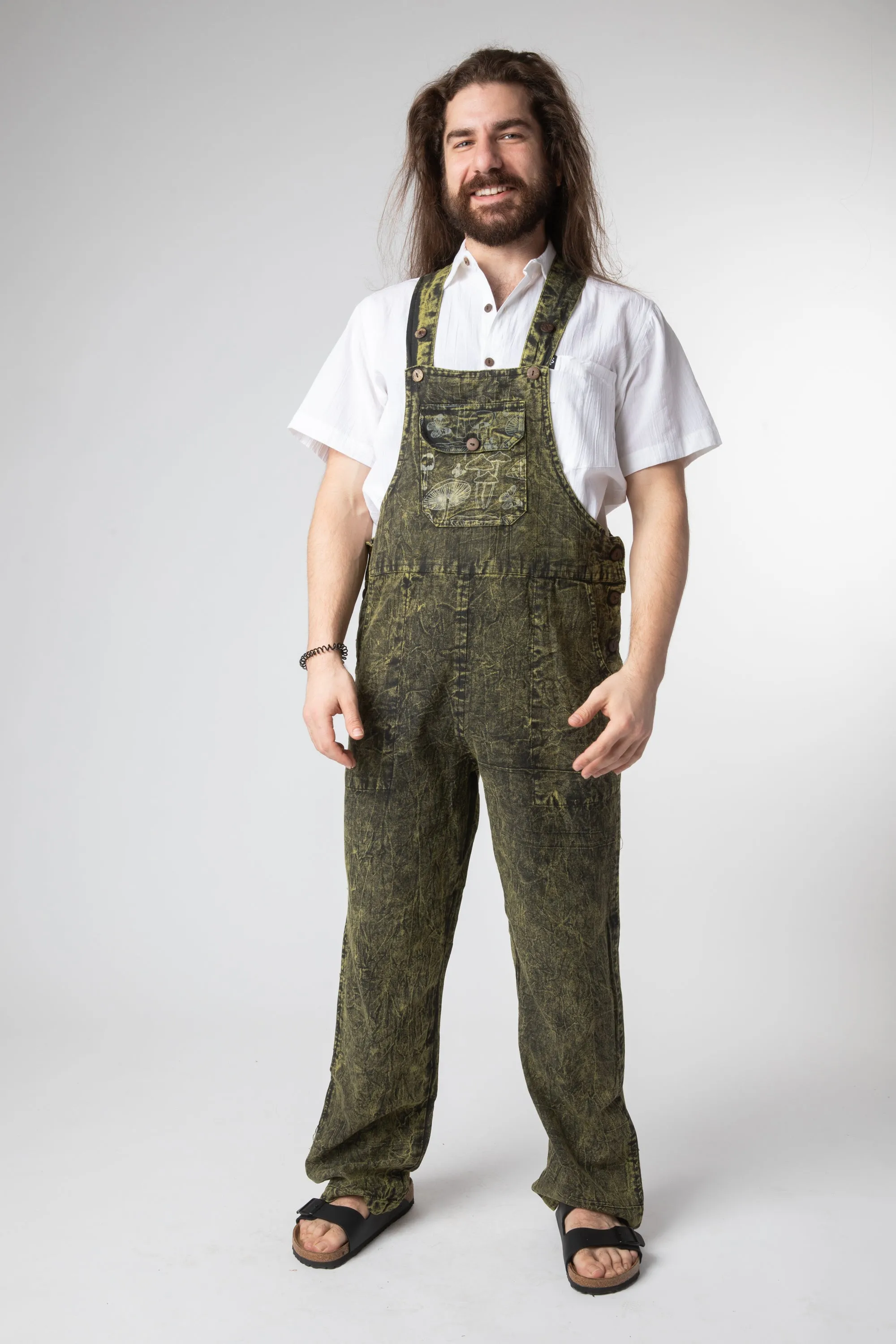 Mens Mushroom Overalls