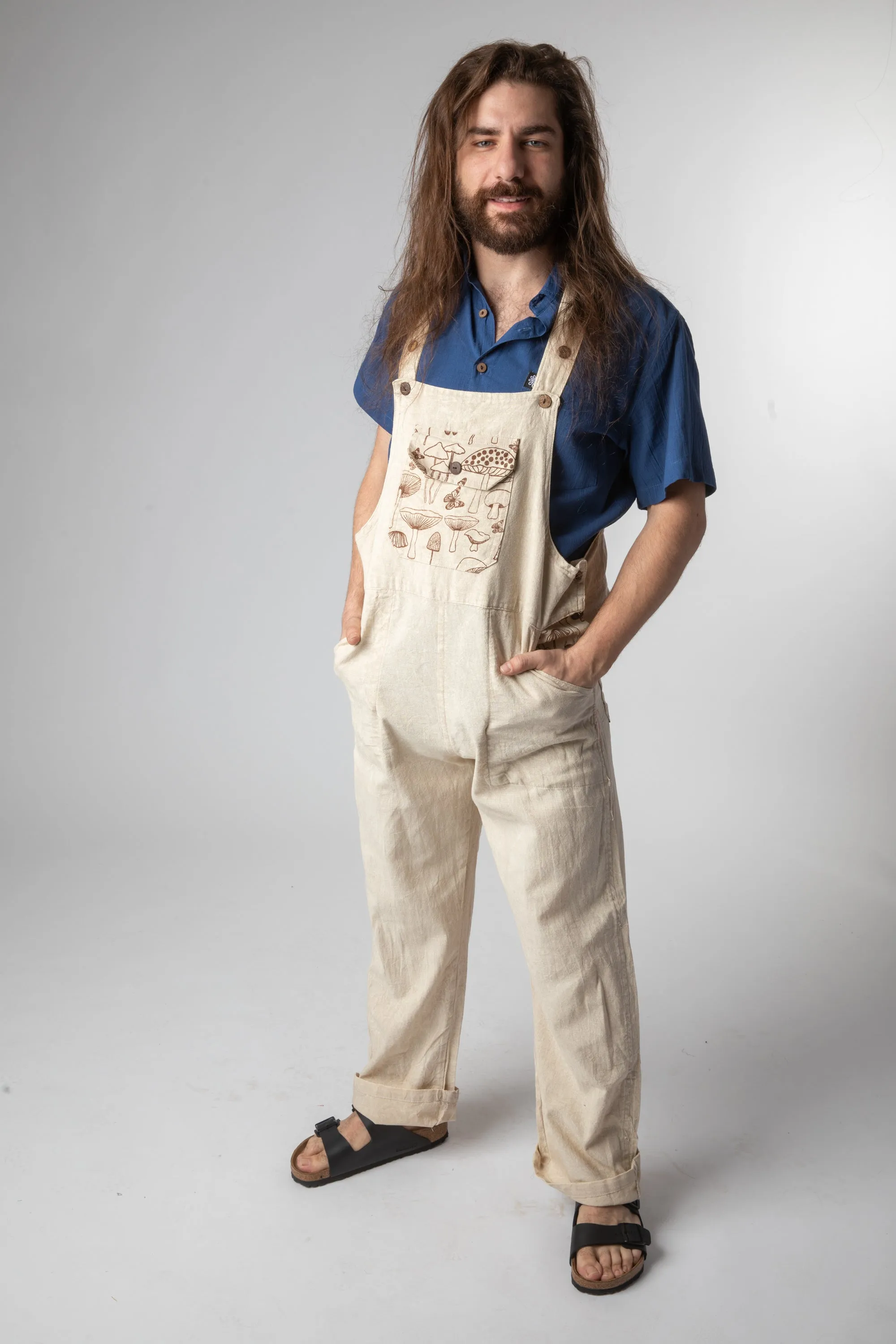 Mens Mushroom Overalls