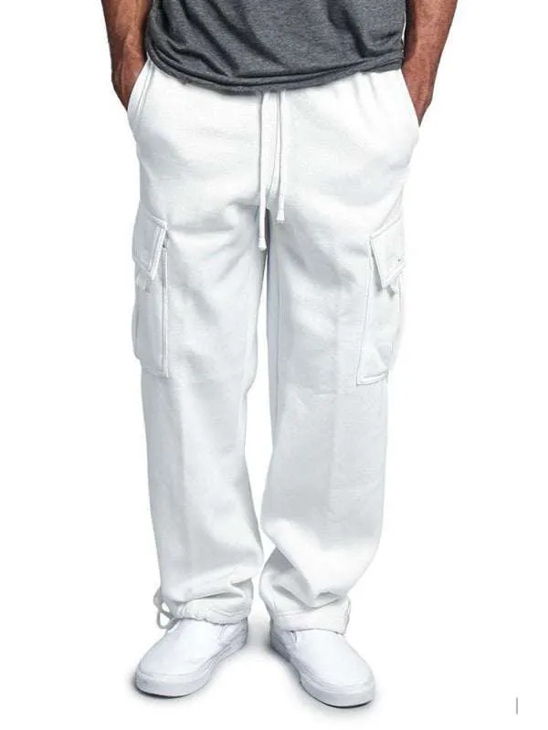 Men's retro casual leggings trousers, men's overalls