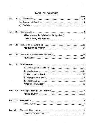 Modern Styles and Harmonic Construction for Popular Piano Playing