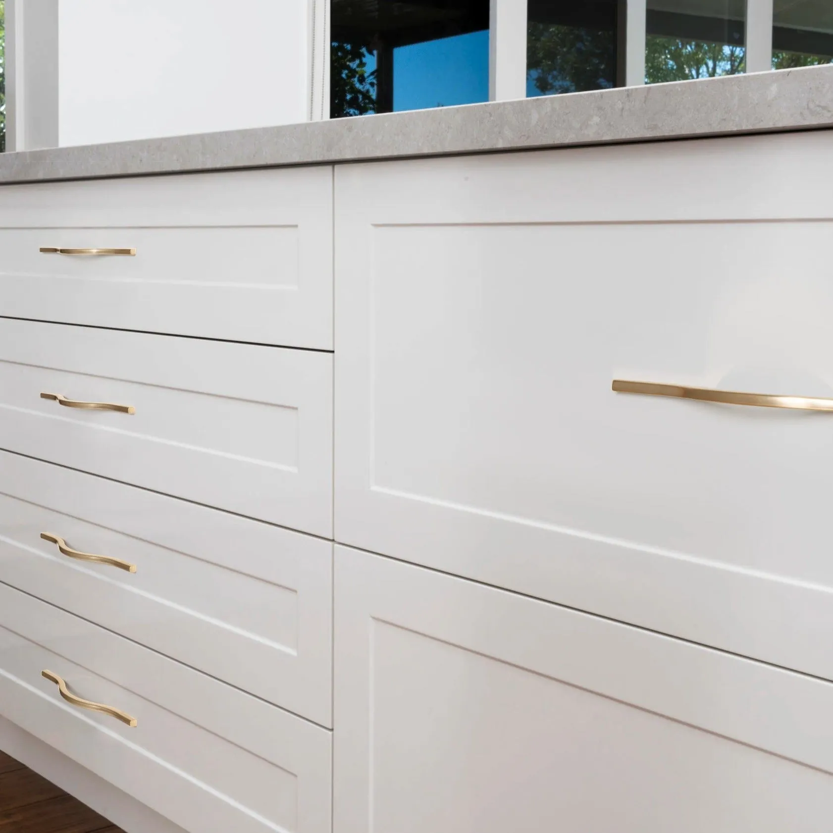 Modern Wardrobe Cabinet Pulls Luxurious Drawer Pull Dual Mount