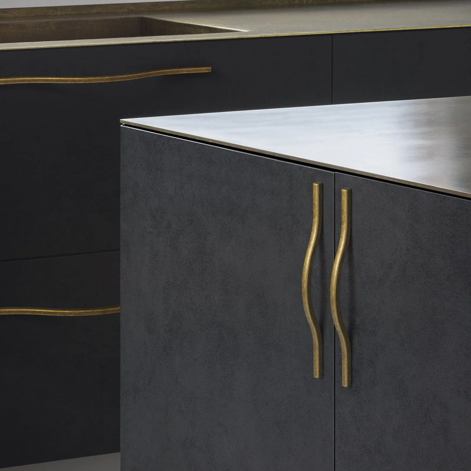 Modern Wardrobe Cabinet Pulls Luxurious Drawer Pull Dual Mount