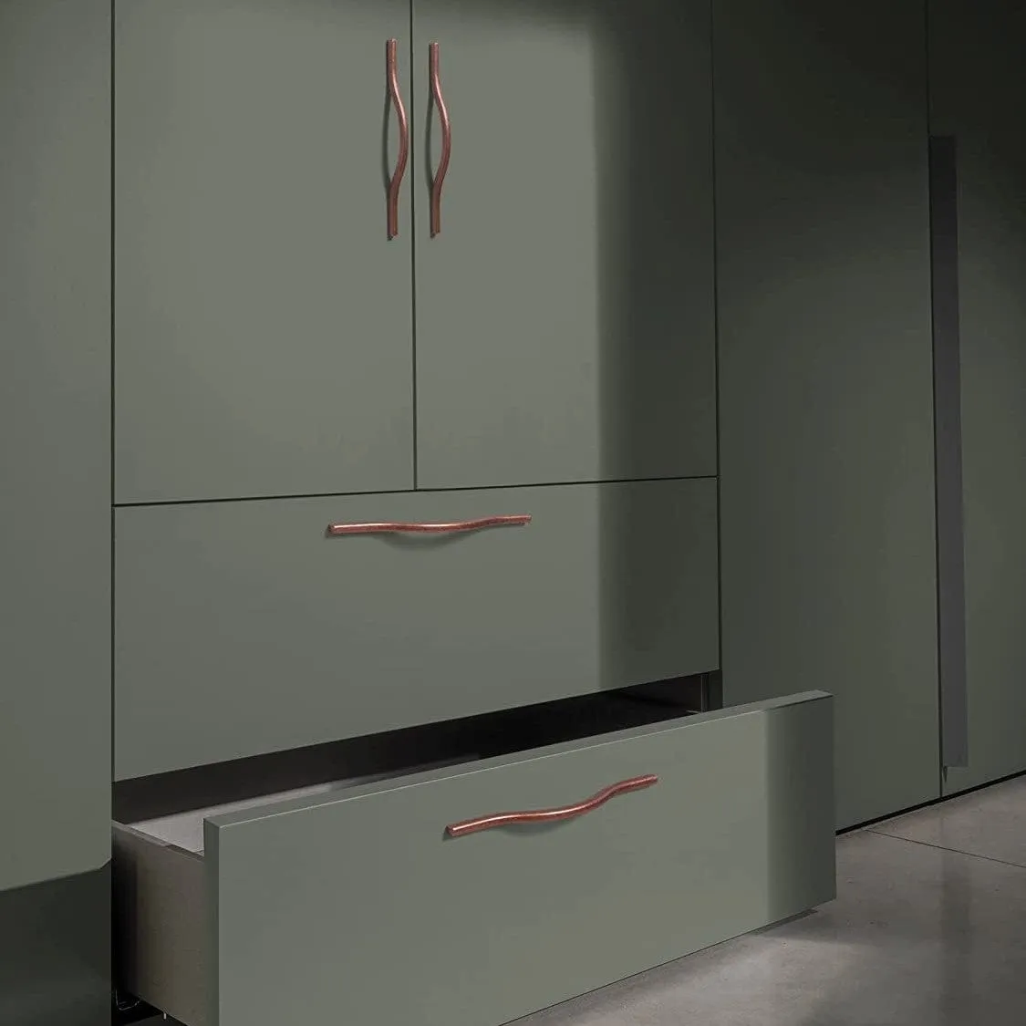 Modern Wardrobe Cabinet Pulls Luxurious Drawer Pull Dual Mount