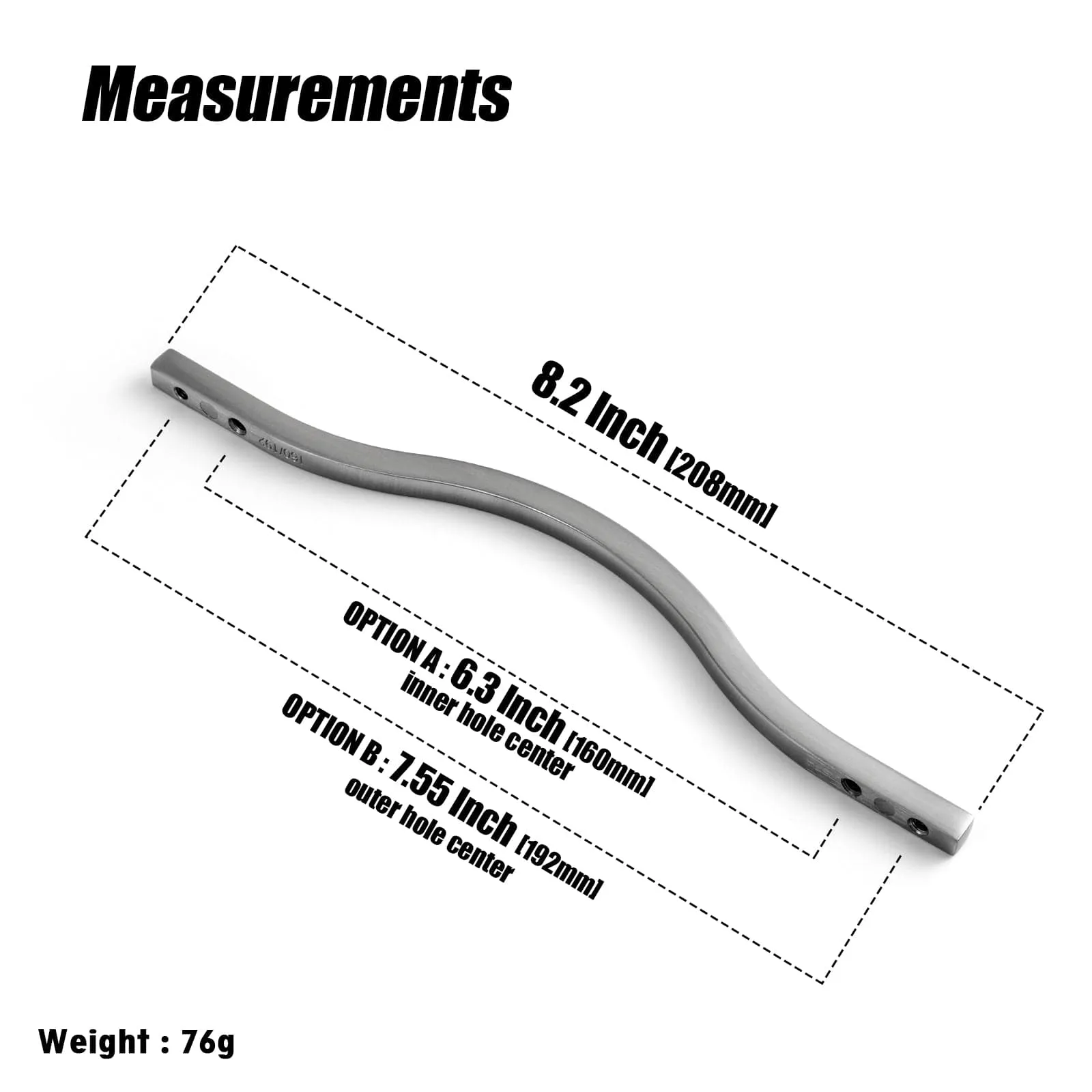 Modern Wardrobe Cabinet Pulls Luxurious Drawer Pull Dual Mount