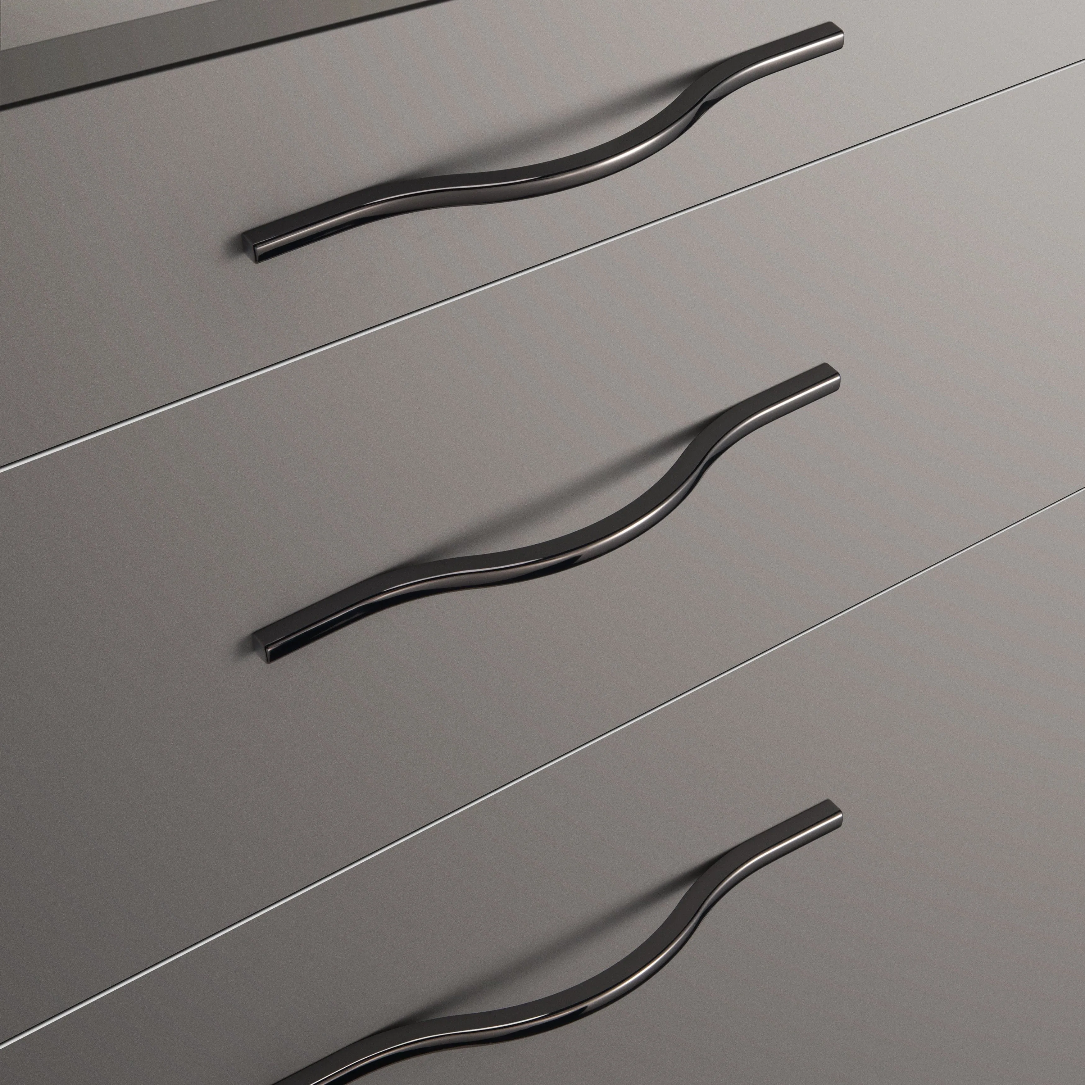 Modern Wardrobe Cabinet Pulls Luxurious Drawer Pull Dual Mount