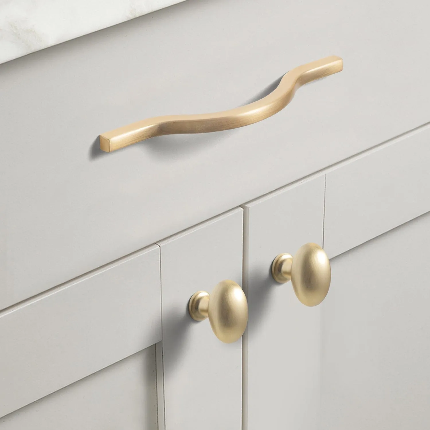 Modern Wardrobe Cabinet Pulls Luxurious Drawer Pull Dual Mount