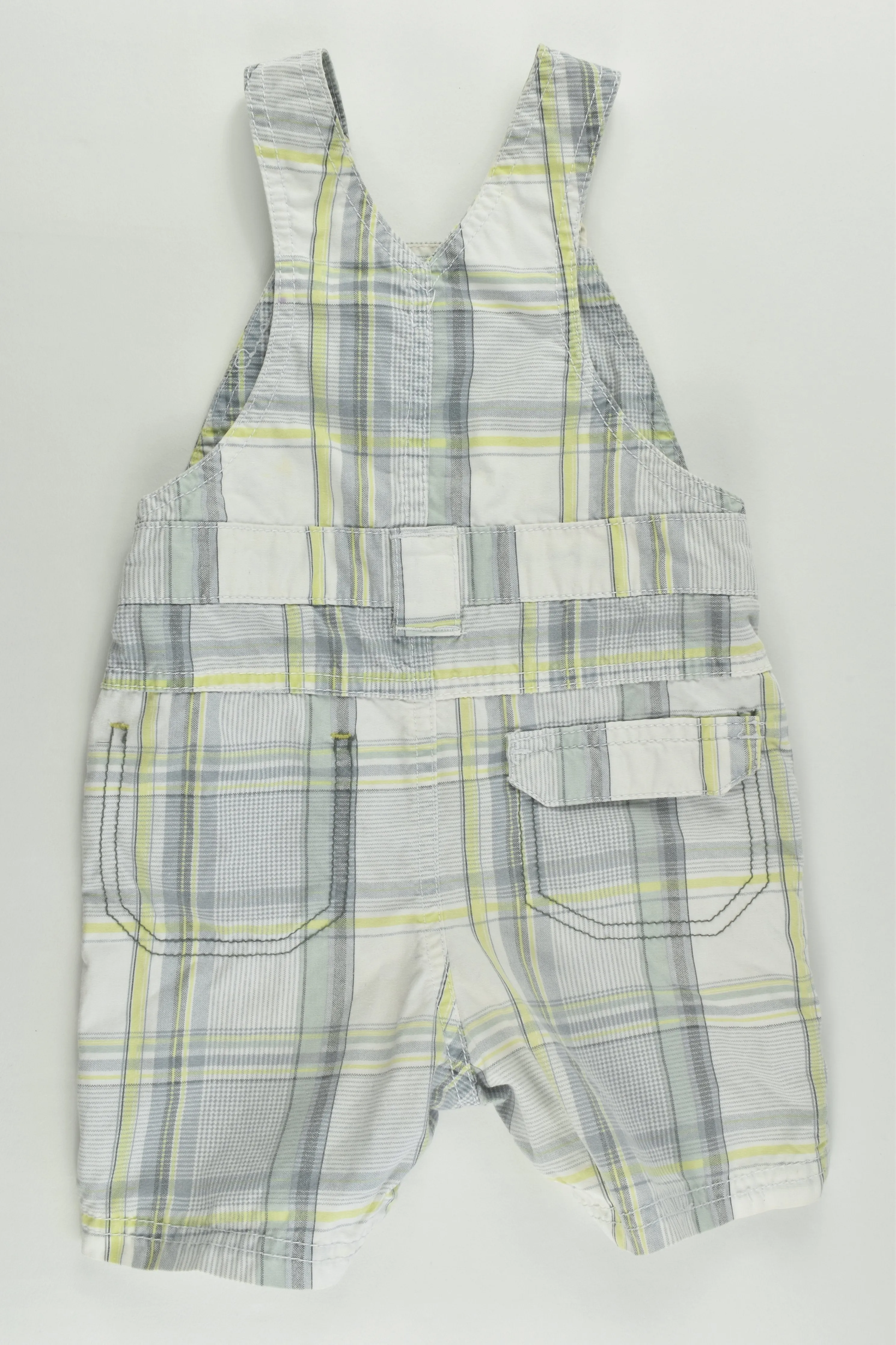 Next Size 0 (6-9 months) Short Checked Overalls