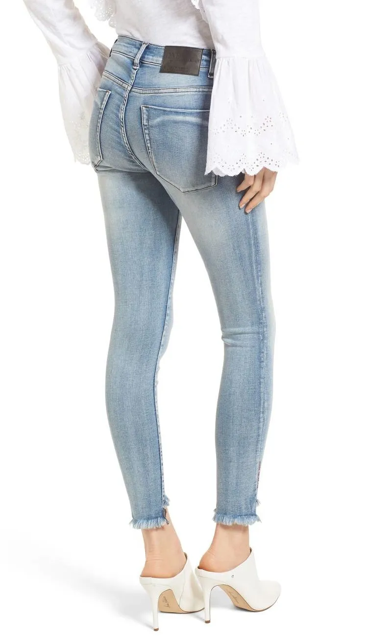 One Teaspoon Freebirds II Low Waist Skinny Denim Cobaine