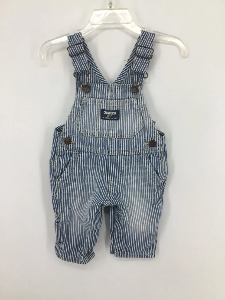 OshKosh B'gosh Child Size 3 Months Blue Overalls - girls