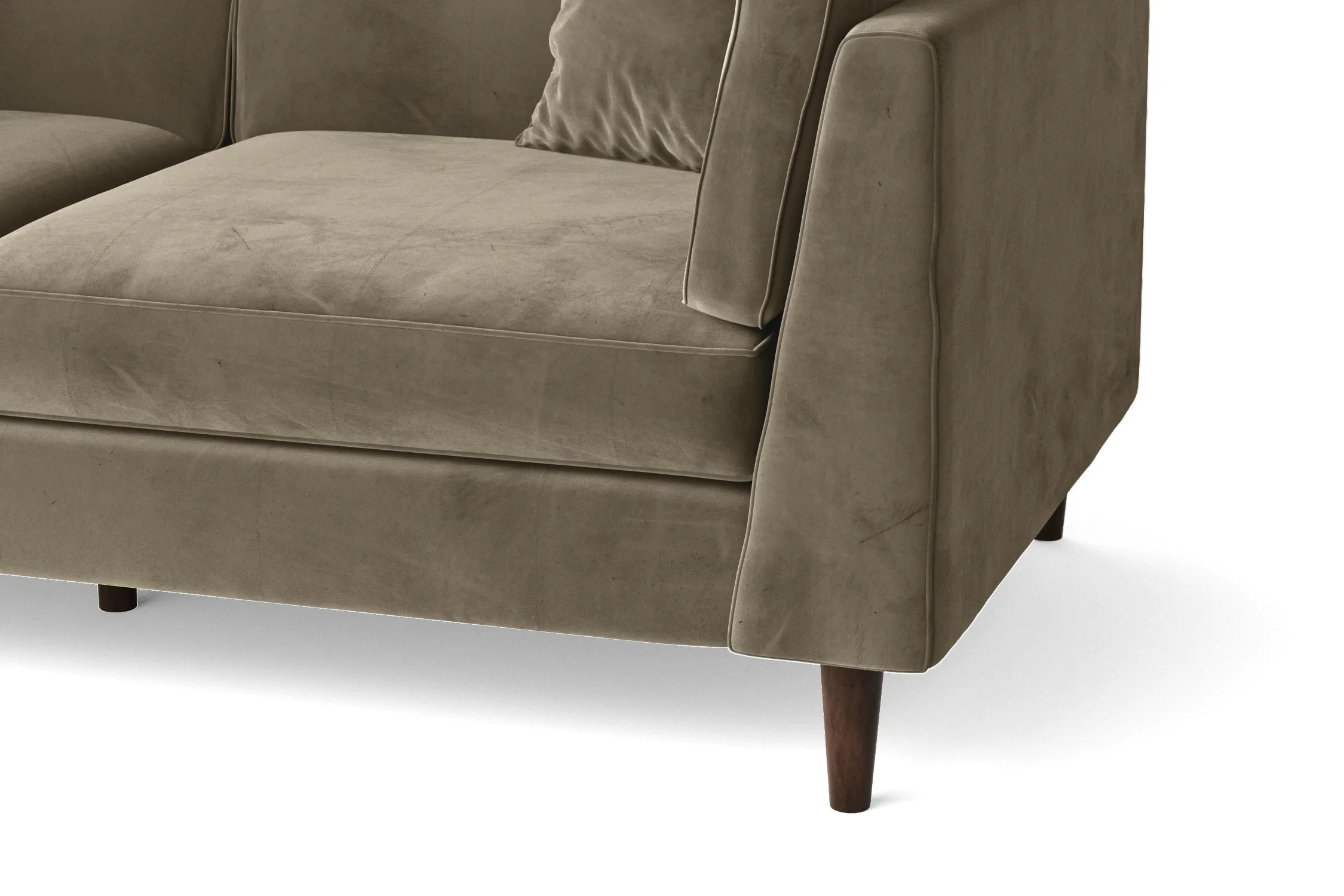 Ragusa 2 Seater Sofa Sand Velvet