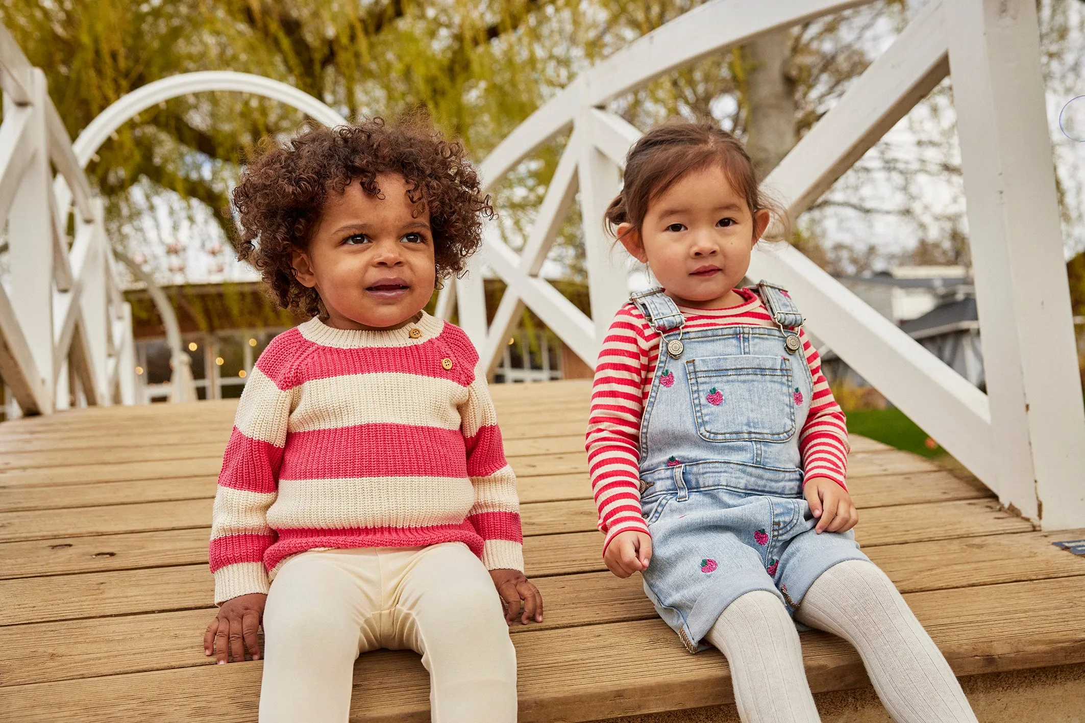 The Jayla Raspberry Denim Shortalls - BABY