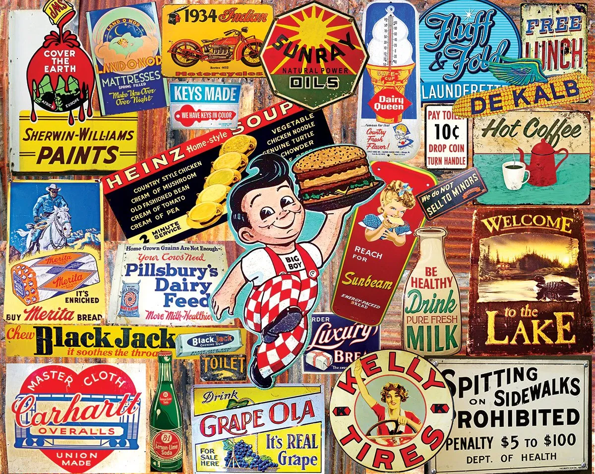 Vintage Signs (1189pz) - 1000 Pieces