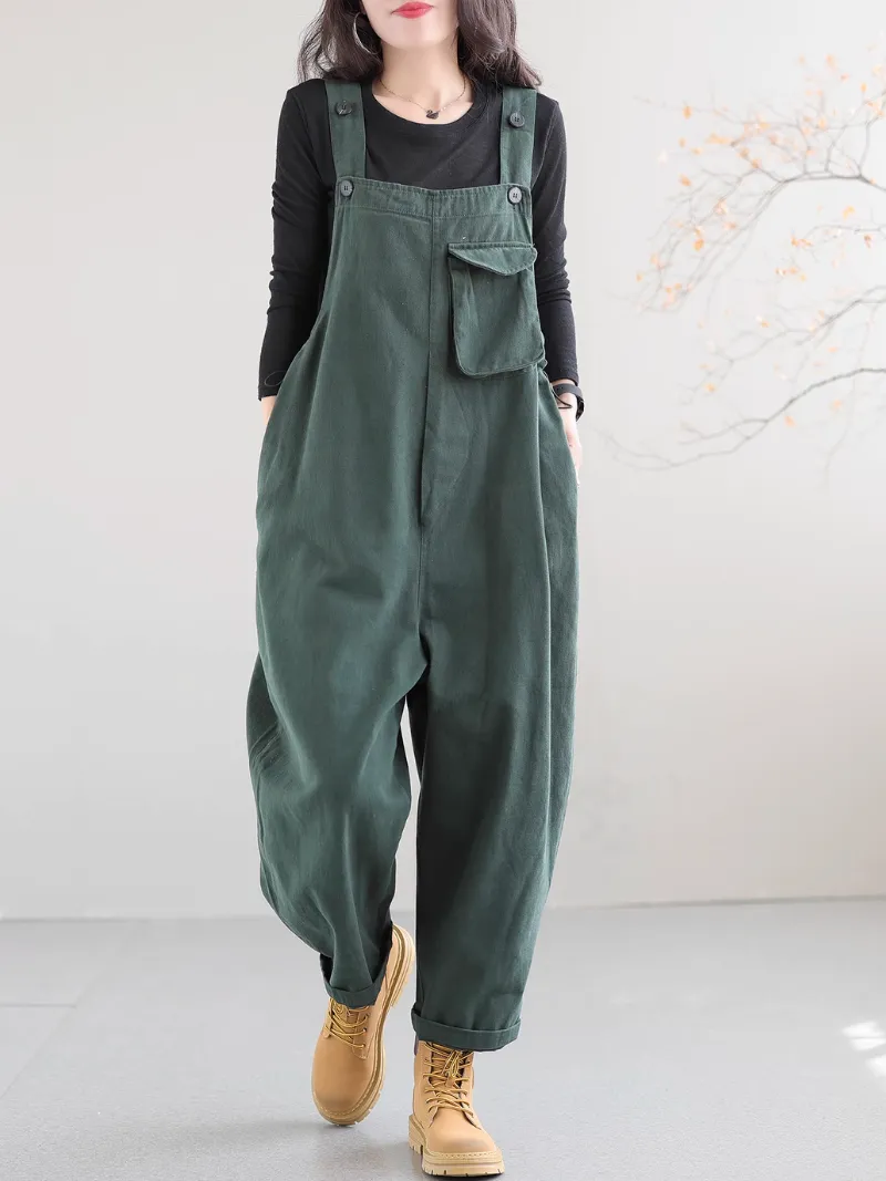 Women's Casual Cool Everyday Overalls Dungarees