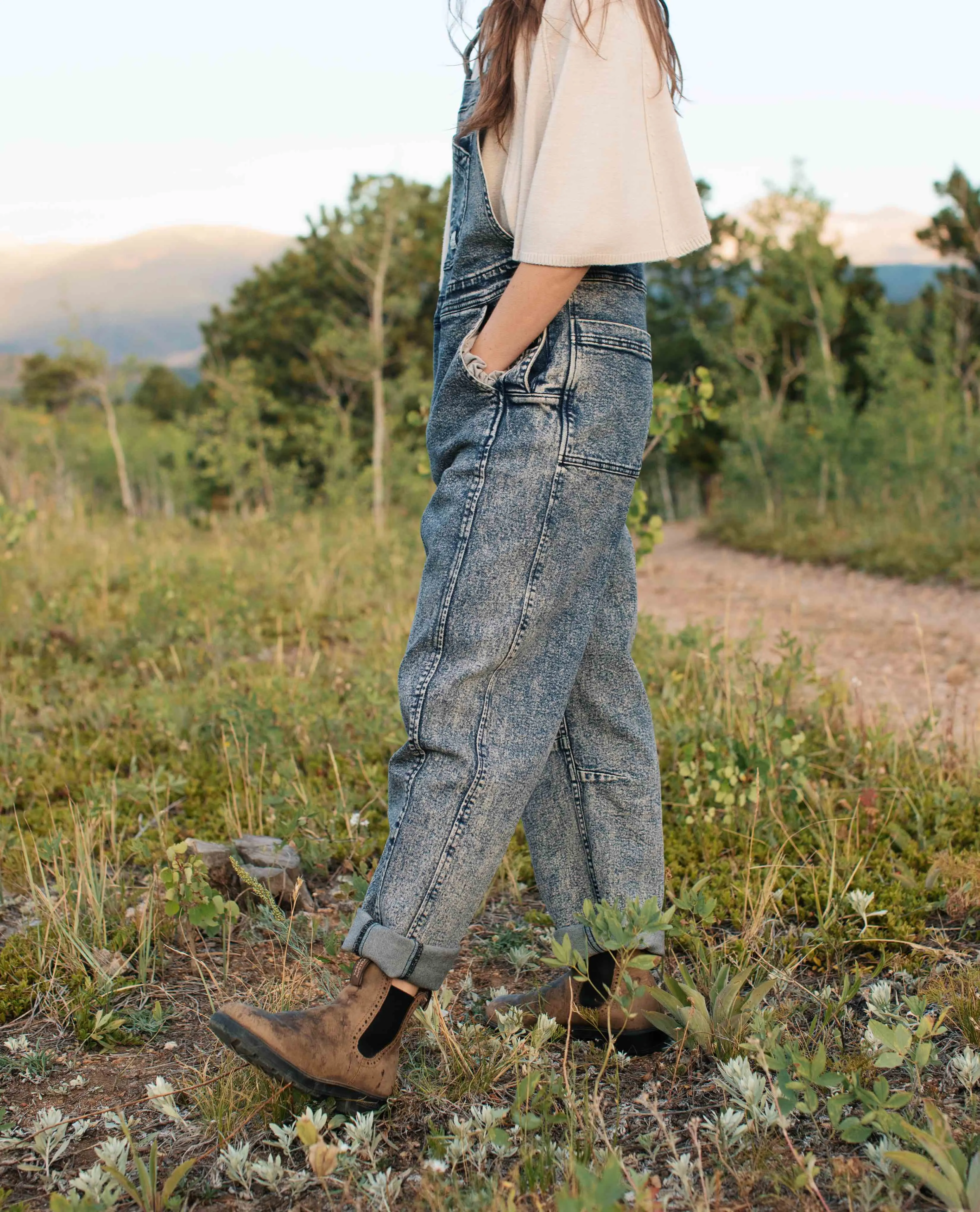 Women's Starving Jartist Overalls Mercury