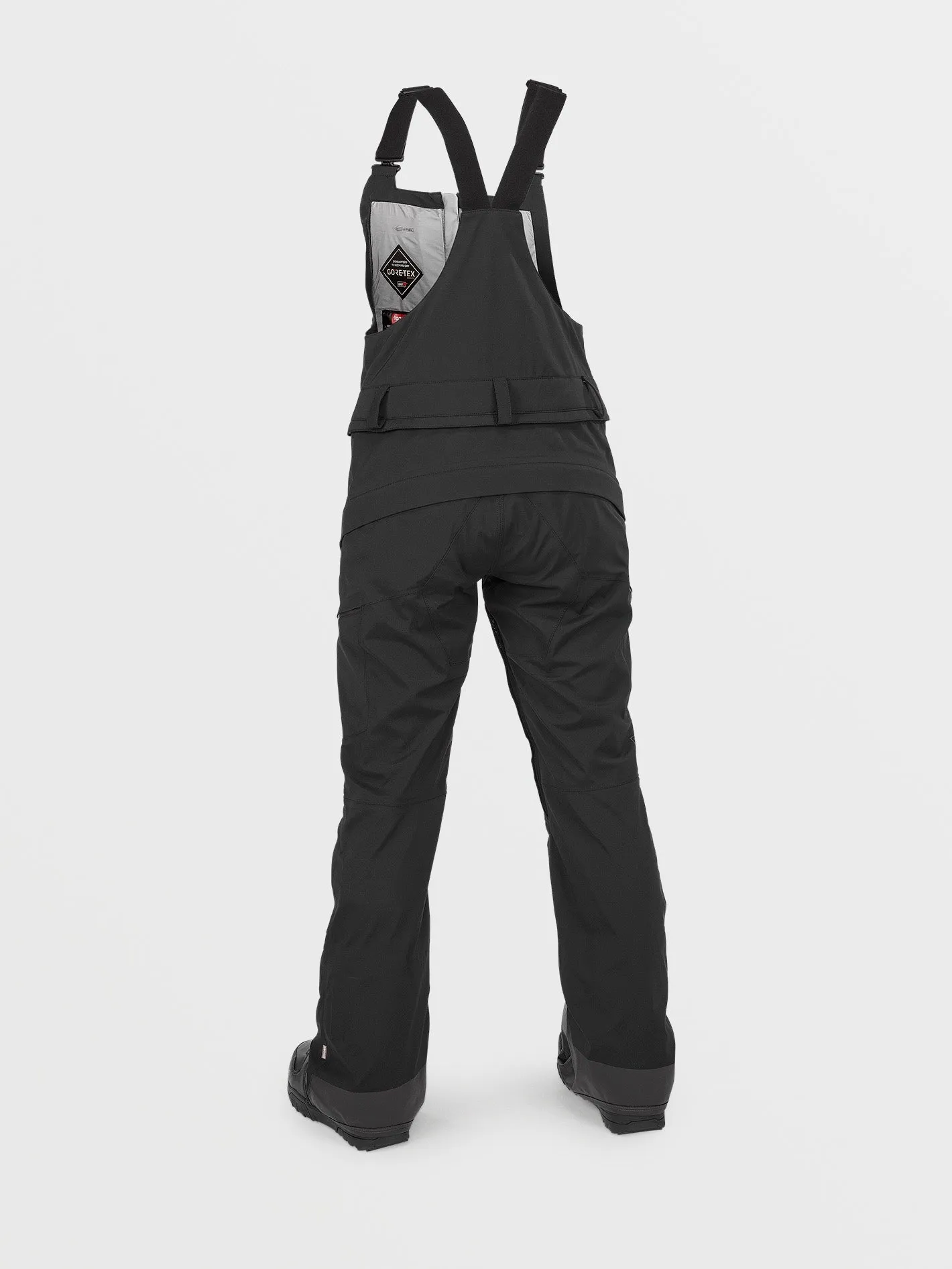 Womens Vs 3L Stretch Gore Bib Overalls - Black