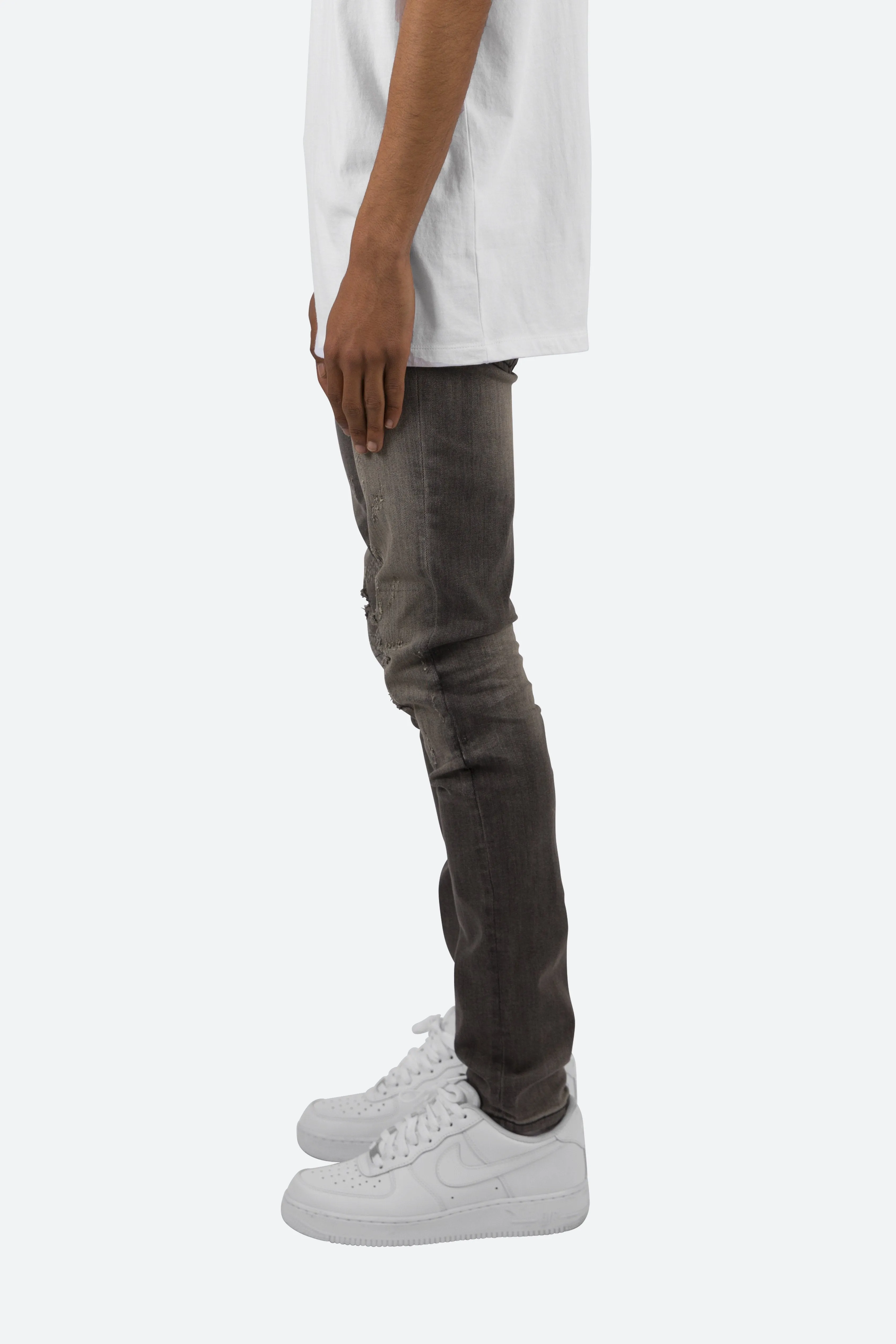 X145 Stretch Denim - Grey